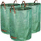 3-Pack 40 Gallon Yard Waste Bags - Reuseable Heavy Duty Gardening Bags, Lawn Pool Garden Leaf Waste Bag